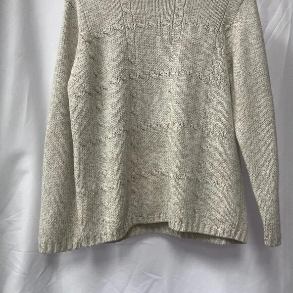 women's oatmeal color sweater - Picture 5 of 5